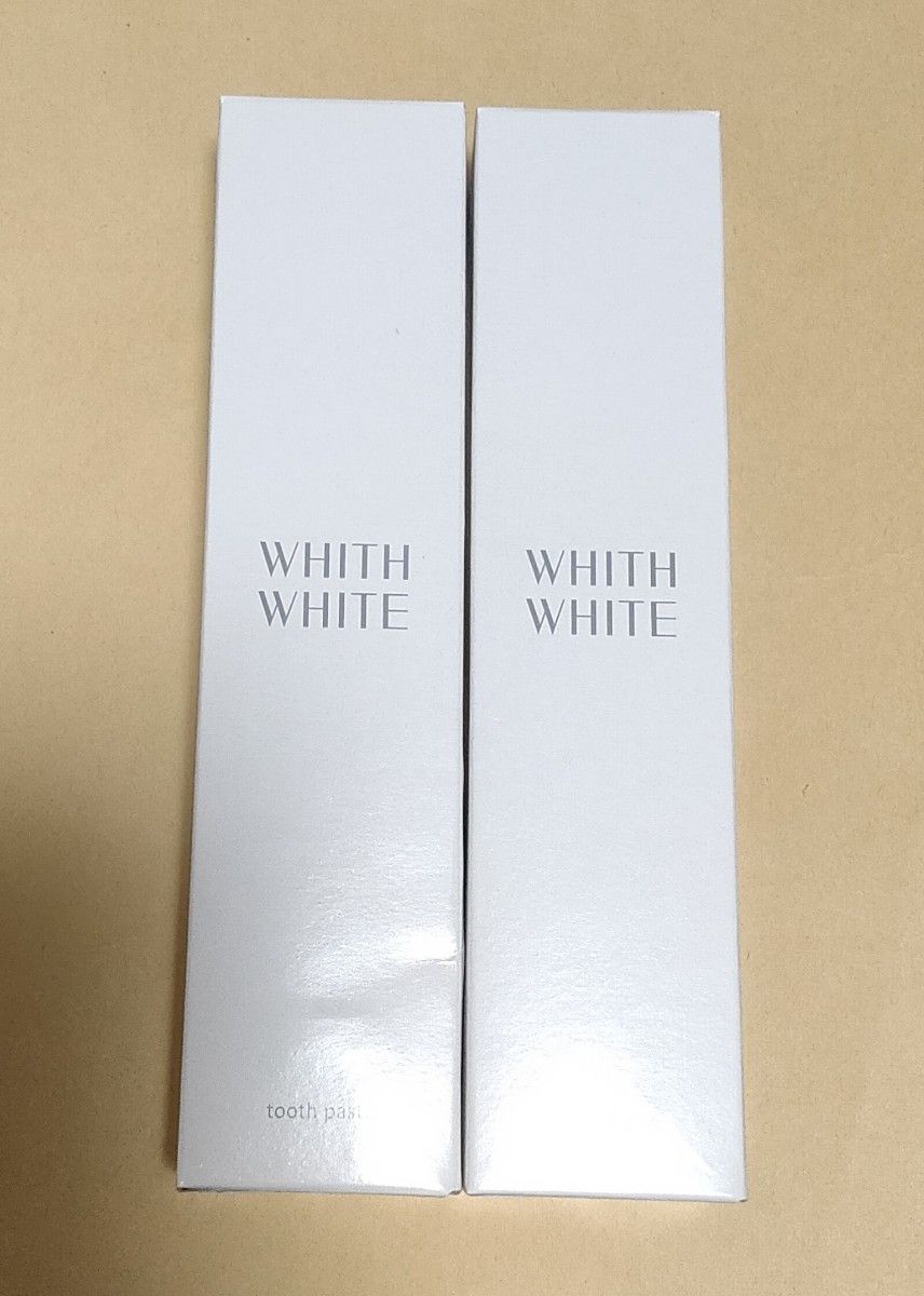 WHITH WHITE フィス ホワイト 歯磨き粉 ホワイトニング　120g　2個　セット