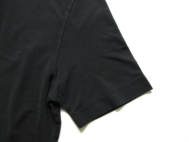 新品 ラルディーニ LARDINI コットン ストレッチ 半袖 ポロシャツ 46 ブラック_画像4