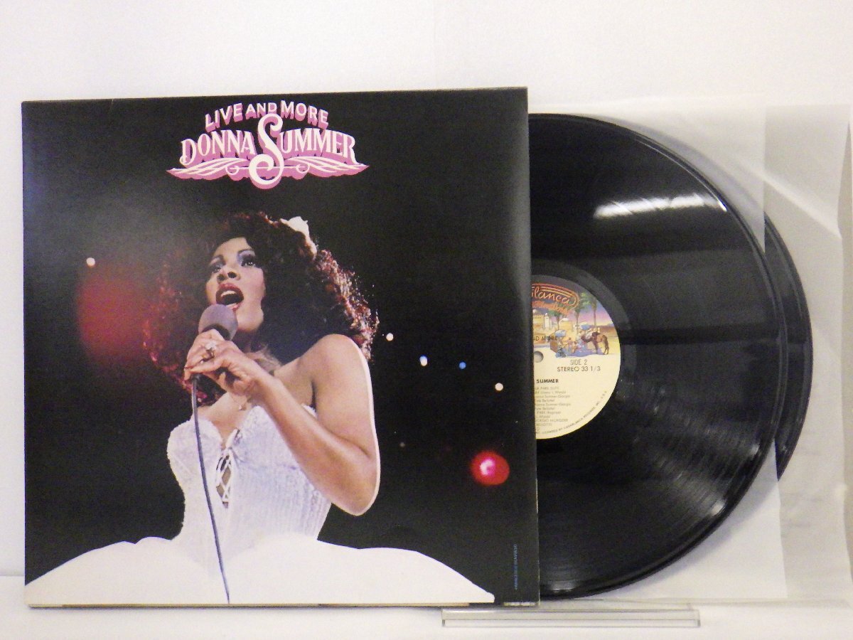 LP レコード 2枚組 DONNA SUMMER ドナ サマー LIVE AND MORE 【E+】 D16644Bの画像1