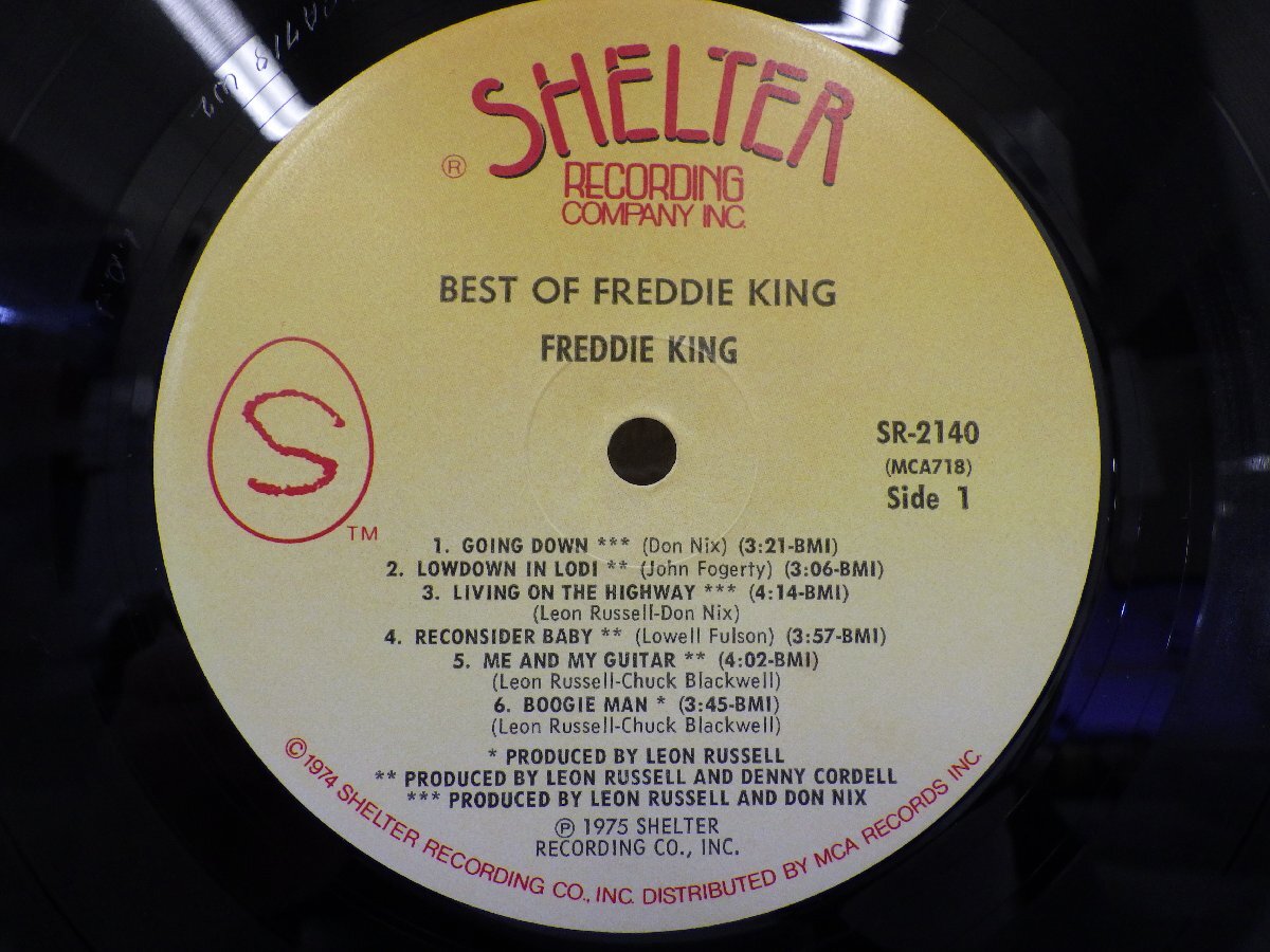 LP レコード Freddie King フレディ キング The Best Of Freddie King 【 E+ 】 D16618Zの画像3