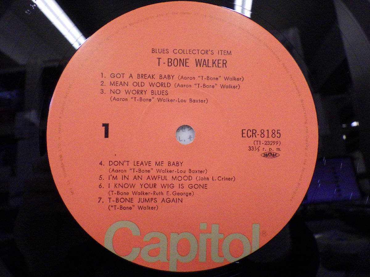 LP レコード T BONE WALKER ティーボーン ウォーカー モダン ブルース ギターの父 【 E+ 】 D16617Zの画像3
