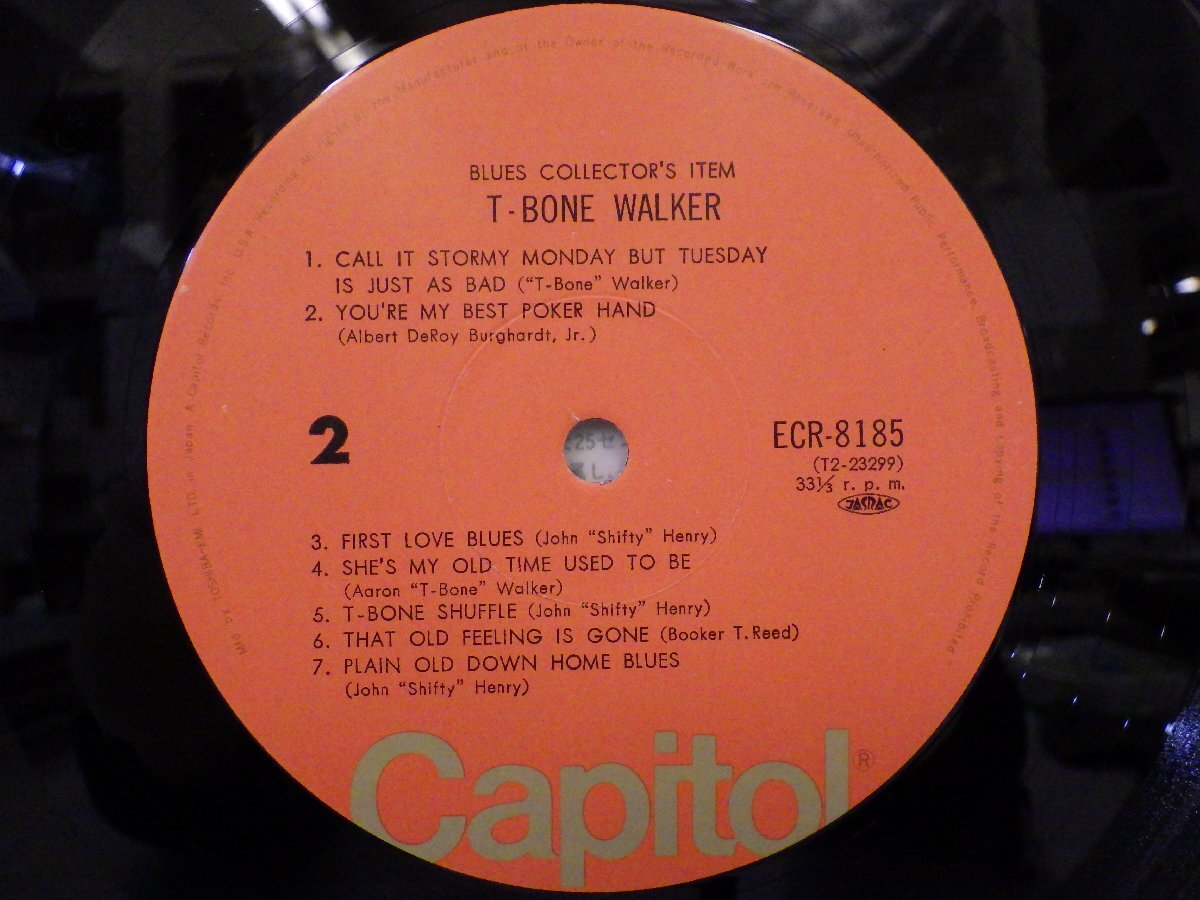LP レコード T BONE WALKER ティーボーン ウォーカー モダン ブルース ギターの父 【 E+ 】 D16617Zの画像4