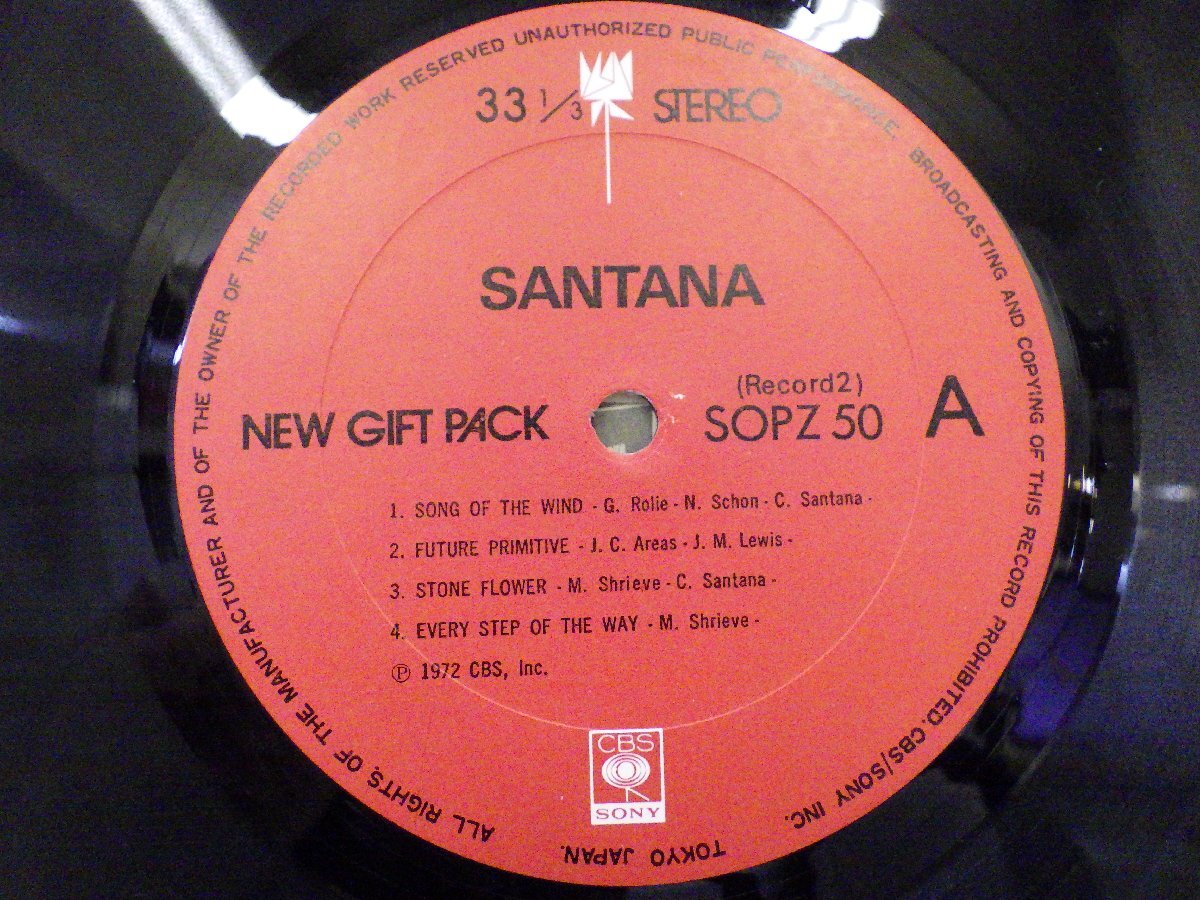 LP レコード 2枚組 SANTANA サンタナ NEW GIFT PACK 【 E- 】 D16599Z_画像3