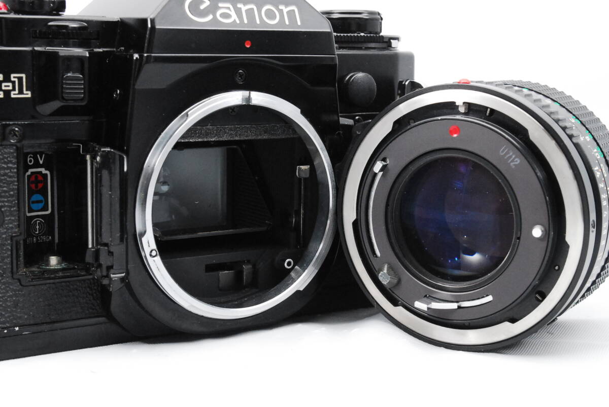 【シャッター鳴き無し】★キャノン・モルト新品交換済★ Canon A-1 #0610 + CANON LENS NEW FD 50㎜ f/1.4 #0611の画像8