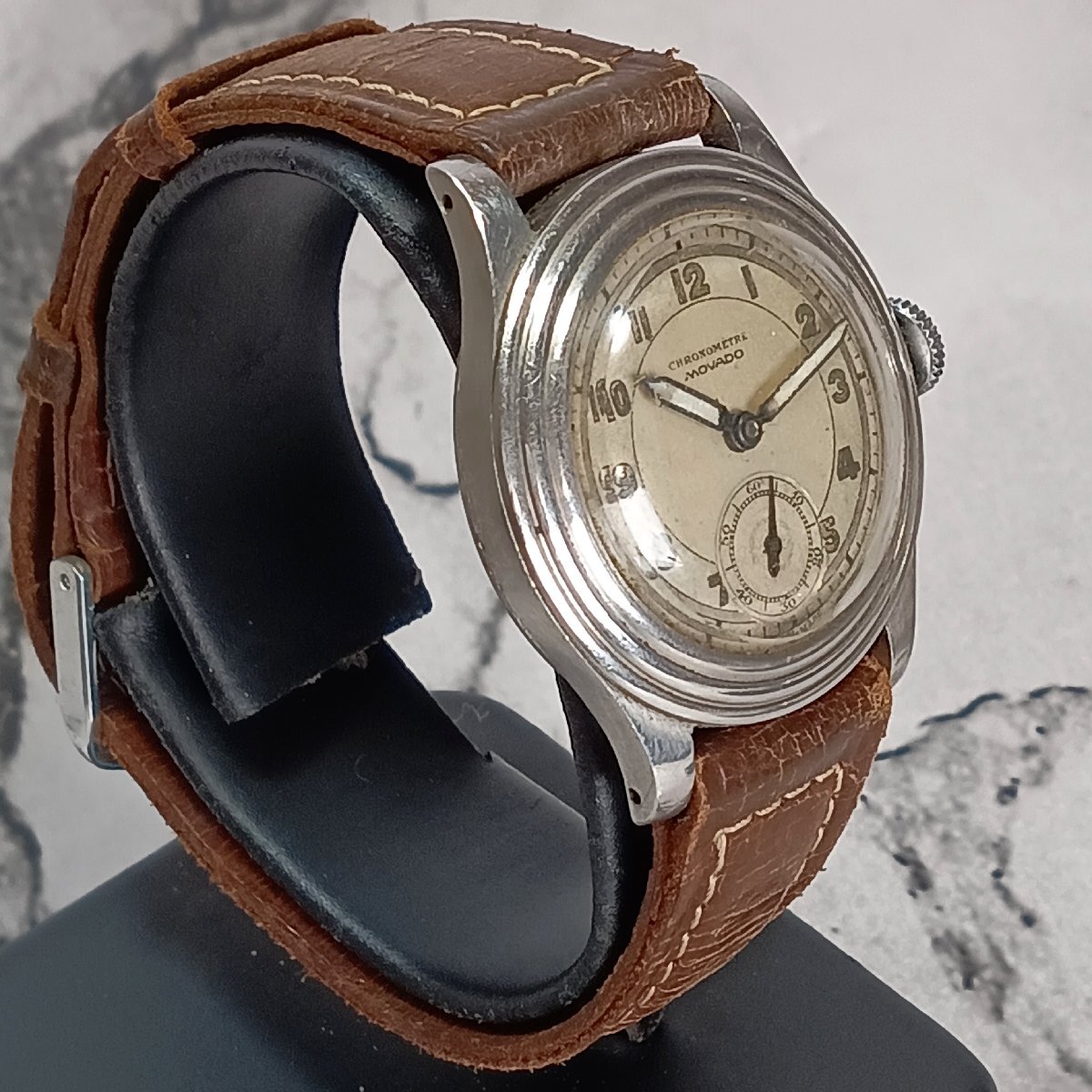 chronometer MOVADO クロノメーター モバード 手巻き 腕時計 稼働品 ヴィンテージ 希少 コレクション nmx-995の画像3