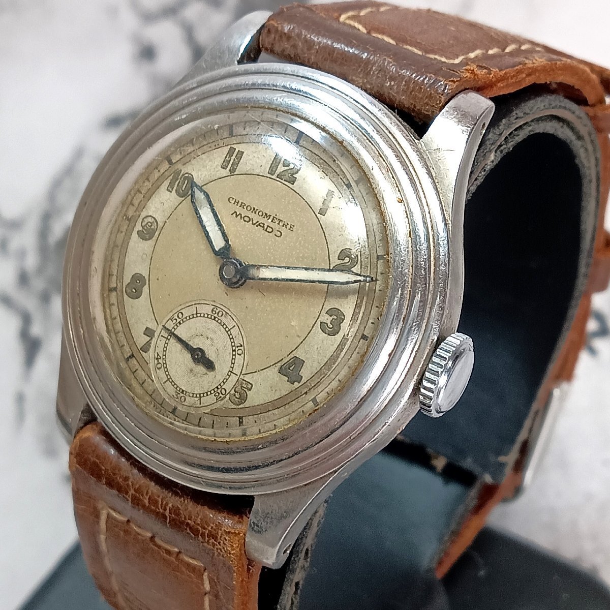 chronometer MOVADO クロノメーター モバード 手巻き 腕時計 稼働品 ヴィンテージ 希少 コレクション nmx-995の画像1