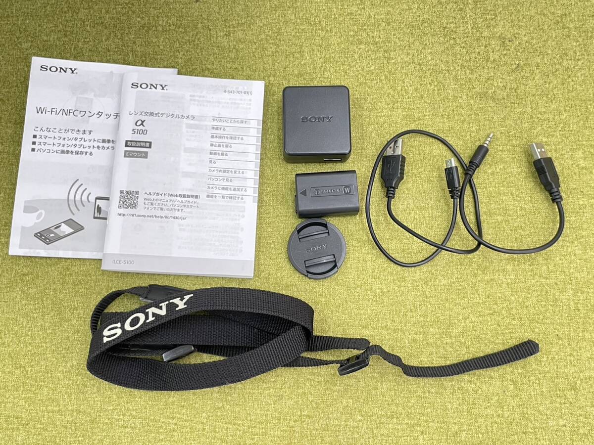 SONY α5100 ILCE-5100L パワーズームレンズキット ミラーレス一眼 カメラ ソニー 中古 の画像9