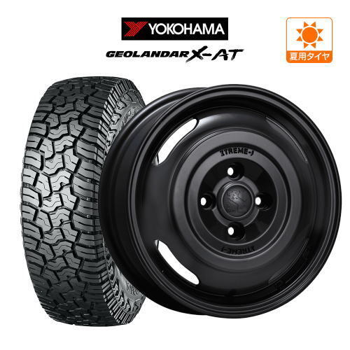 サマータイヤ ホイール 4本セット MLJ エクストリーム ジャーニー ヨコハマ ジオランダー X-AT (G016)155/65R14_画像1