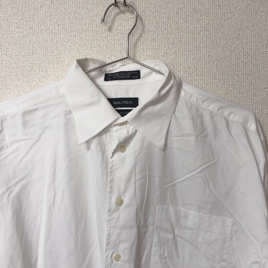 ノーティカ　長袖シャツ　ドレスシャツ　白　ホワイト　メンズ　16サイズ　Lサイズ_画像2