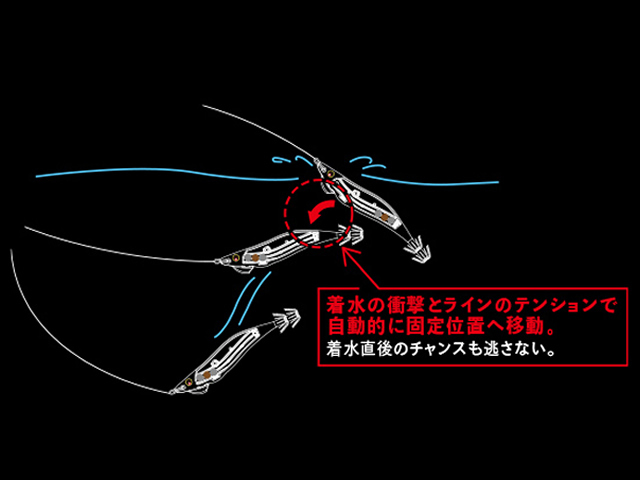 デュエル(DUEL) ヨーヅリ(YOZURI)　マグQ タングステン (MAG Q TUNGSTEN) 3.5号 01 LFM 深場グリーン(システムカラー)_画像3