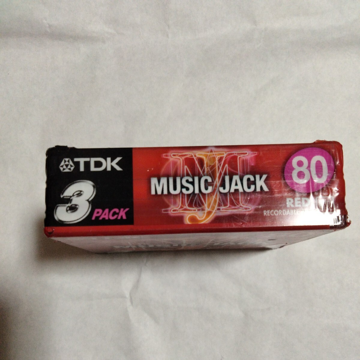 TDK MD ミニディスク80分用 MUSIC JACK80 3枚パック 未使用品 （外装一部破れあり）の画像3