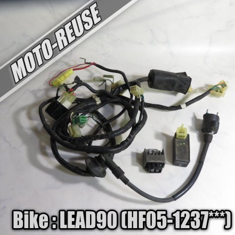 □【LEAD90 リード90 HF05】純正メインハーネス+電装SET　CDI/レギュレター/IGコイル「GK8 CF488B」□K13171_画像1