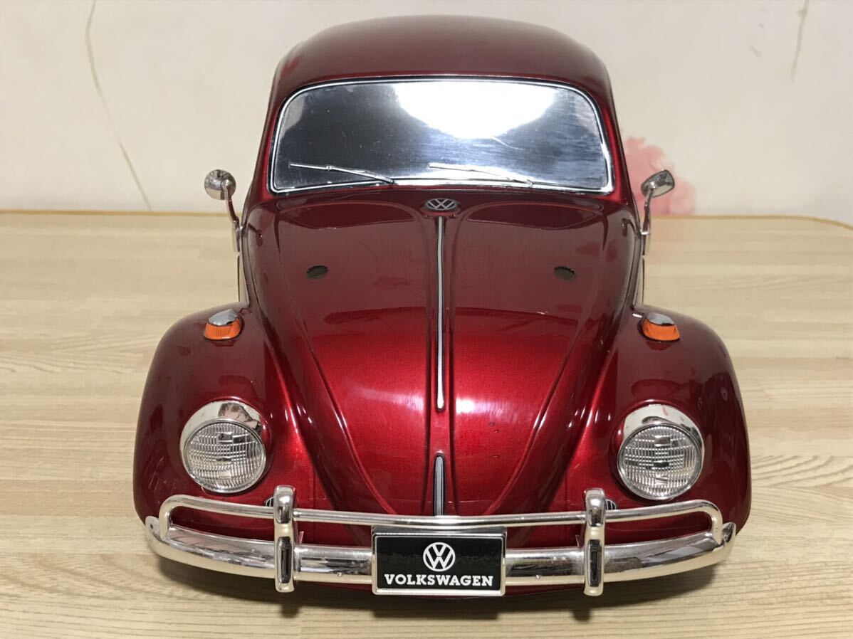 送料無料　Mシャーシ用　タミヤ　フォルクスワーゲン ビートル　メタリックレッド ラジコンボディ　TAMIYA VOLKSWAGEN BEETLE RC BODY