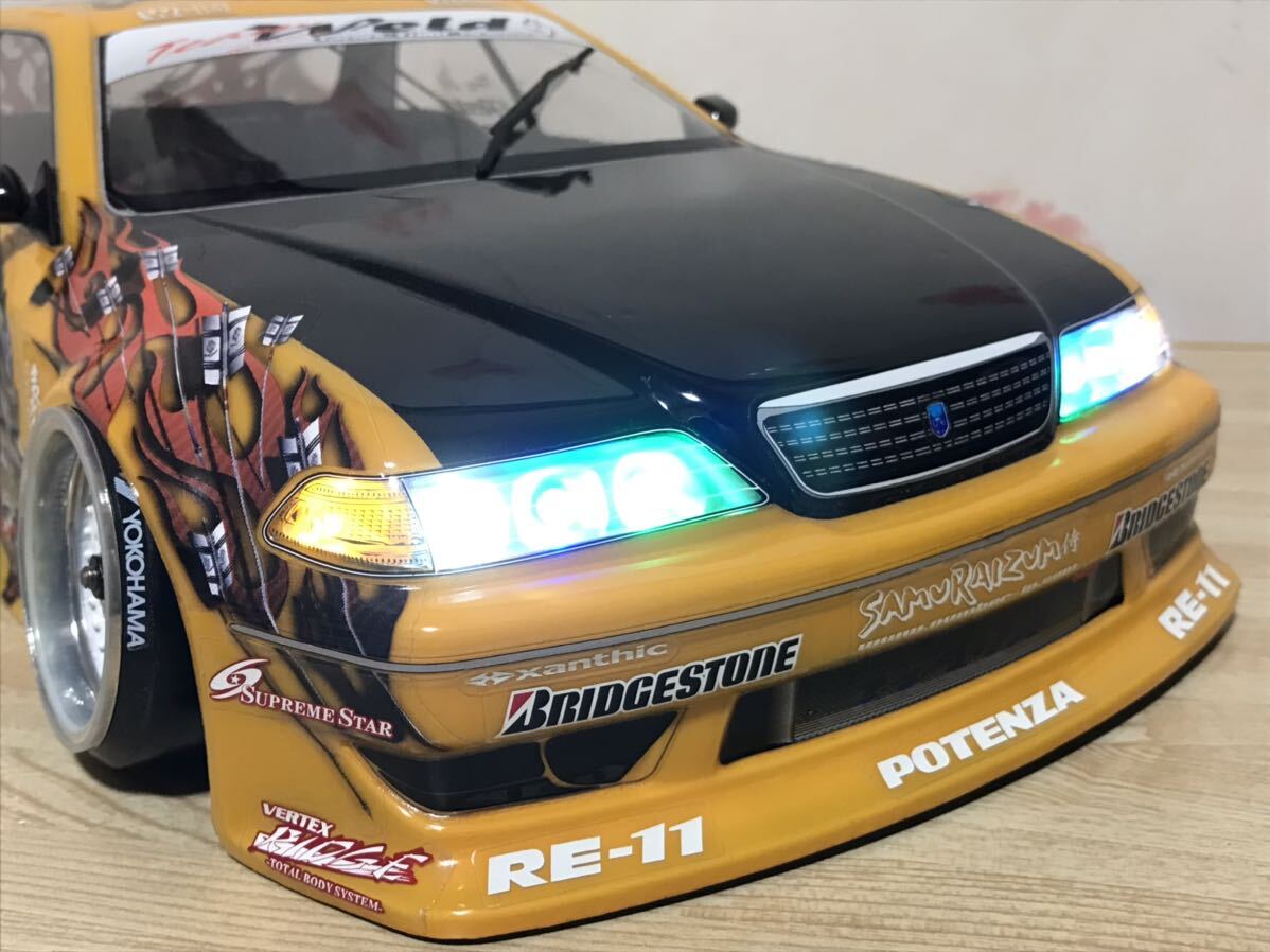 送料無料 1/10 hpi racing トヨタ マーク2 JZX100 LED付き 送料無料 1/10 hpi racing トヨタ マーク2 JZX100 LED付き