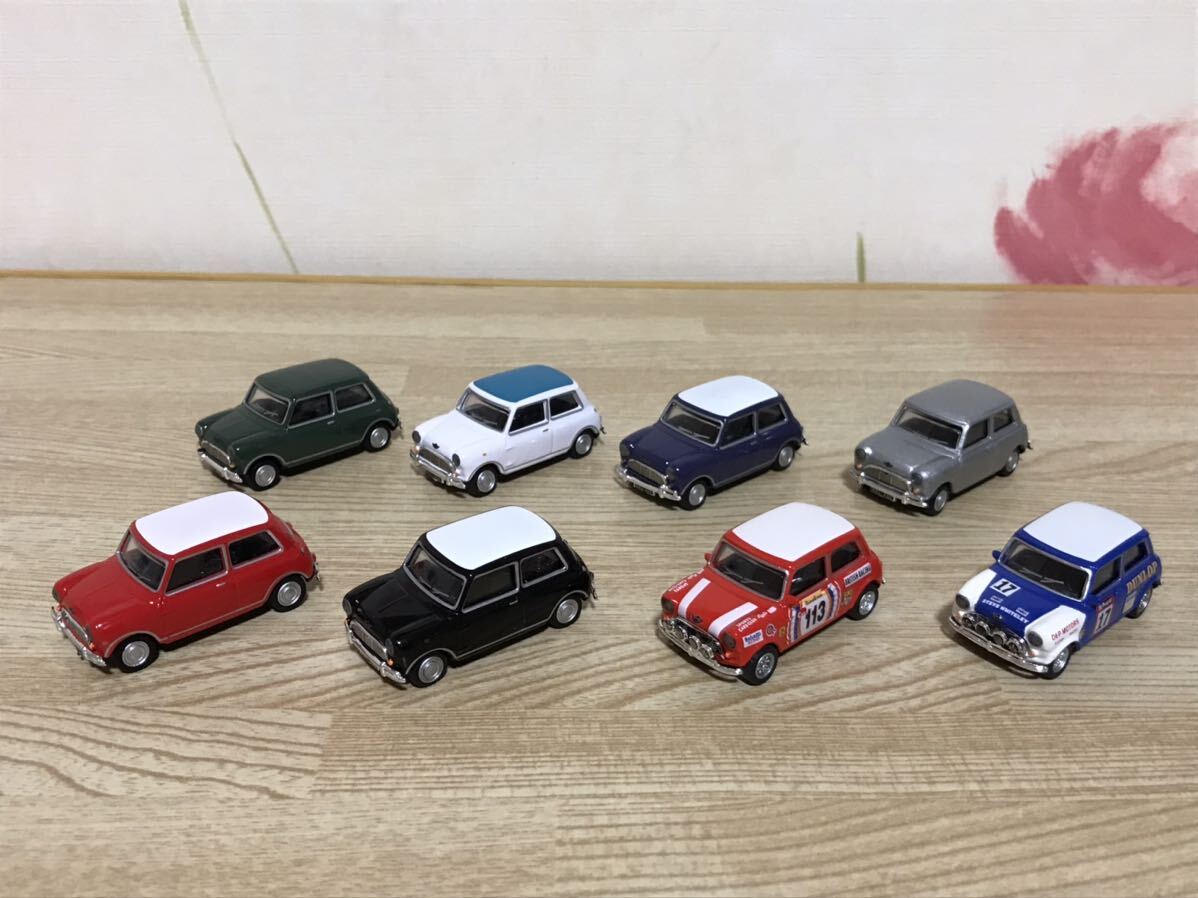  free shipping 1/72 Mini Cooper passenger vehicle Rally car minicar set Hongwell HONGWELL MINI COOPER RALLY CAR old car Classic car 