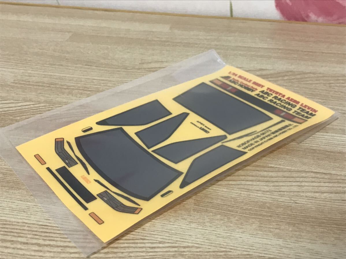 送料無料　当時物　1/24 トヨタ AE86 レビン ラジコンボディ ABC HOBBY TOYOTA LEVIN RC BODY 旧車