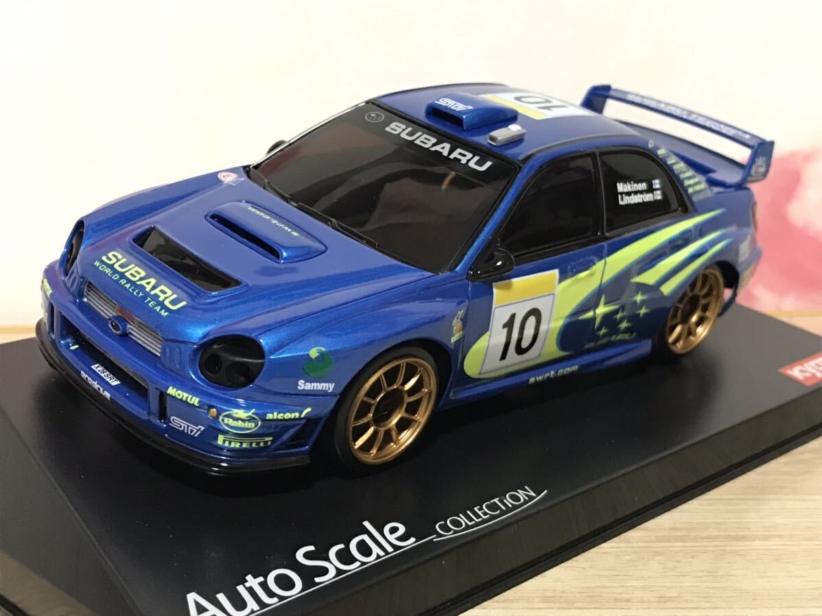 送料無料　京商ミニッツレーサー スバル インプレッサ WRC 2002 ラリーカー ラジコンボディ KYOSHO MINI-Z RACER SUBARU IMPREZA RALLY CAR