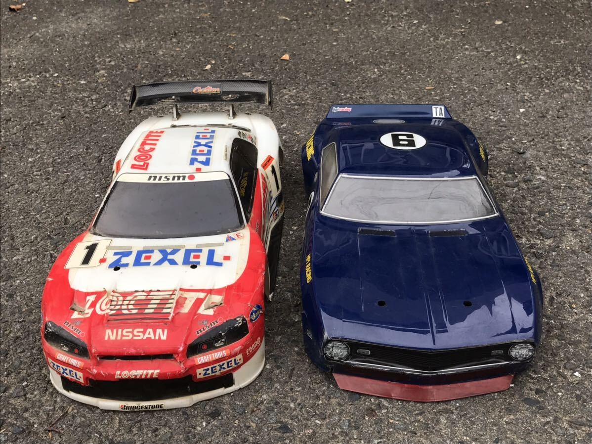 1/10 タミヤ hpi racing ジャンク ラジコンボディセット スカイライン GT-R R34 ロックタイト レーシングカー シボレー カマロ TAMIYAの画像2