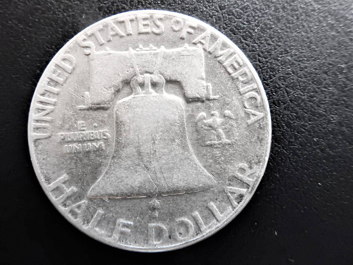 ☆アメリカ 1952年 フランクリン ハーフダラー銀貨 50セント銀貨☆の画像2