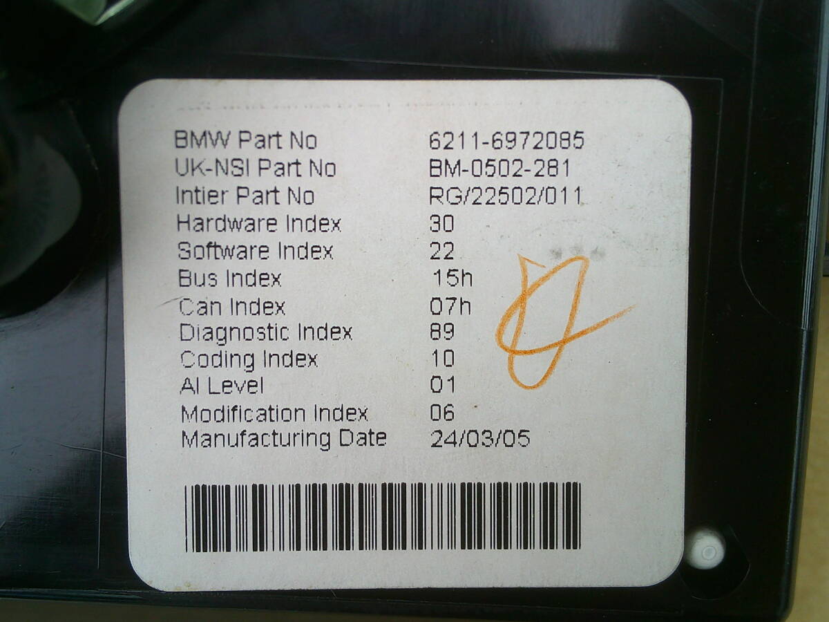 ★ RE16 ミニ R53 クロノパッケージ スピードメーター タコメーター 油圧 水温 油温 ★ BMWミニ MINI RA16 R50 ワン クーパー クーパーＳの画像5
