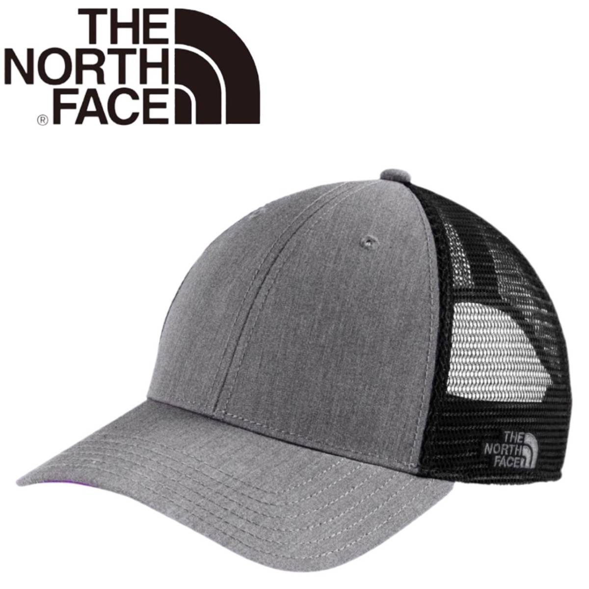 ノースフェイス 帽子 キャップ NF0A4VUA メッシュキャップ パッチロゴ ミディアムグレーヘザー THE NORTH FACE ULTIMATE TRUCKER 新品の画像1