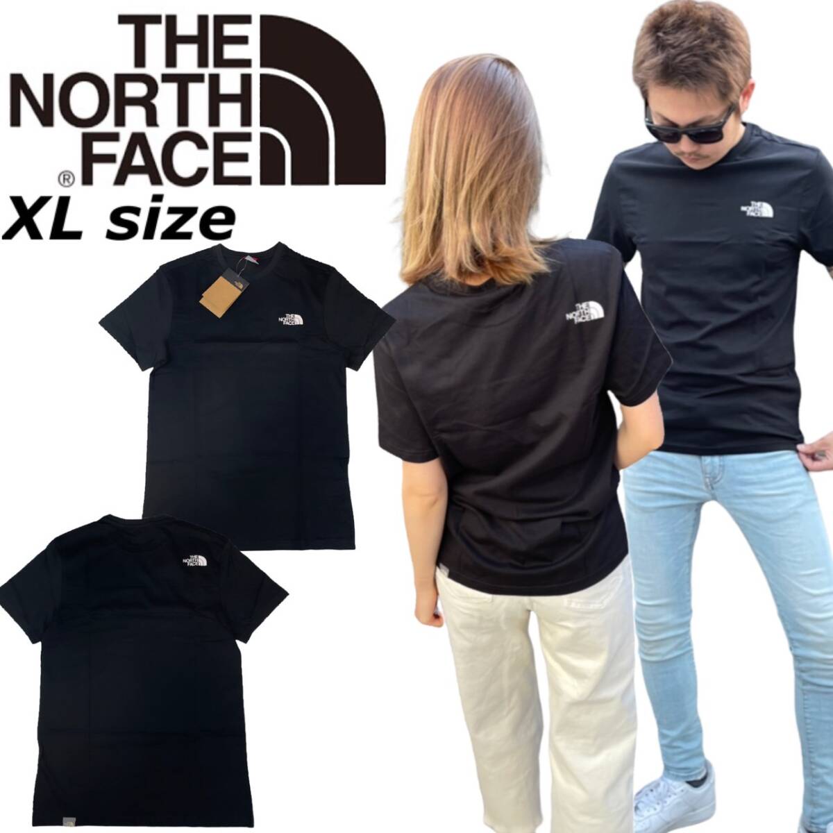 ザ ノースフェイス 半袖 Tシャツ シンプルドーム NF0A2TX5 ブラック XLサイズ ユニセックス THE NORTH FACE S/S SIMPLE DOME TEE 新品の画像1