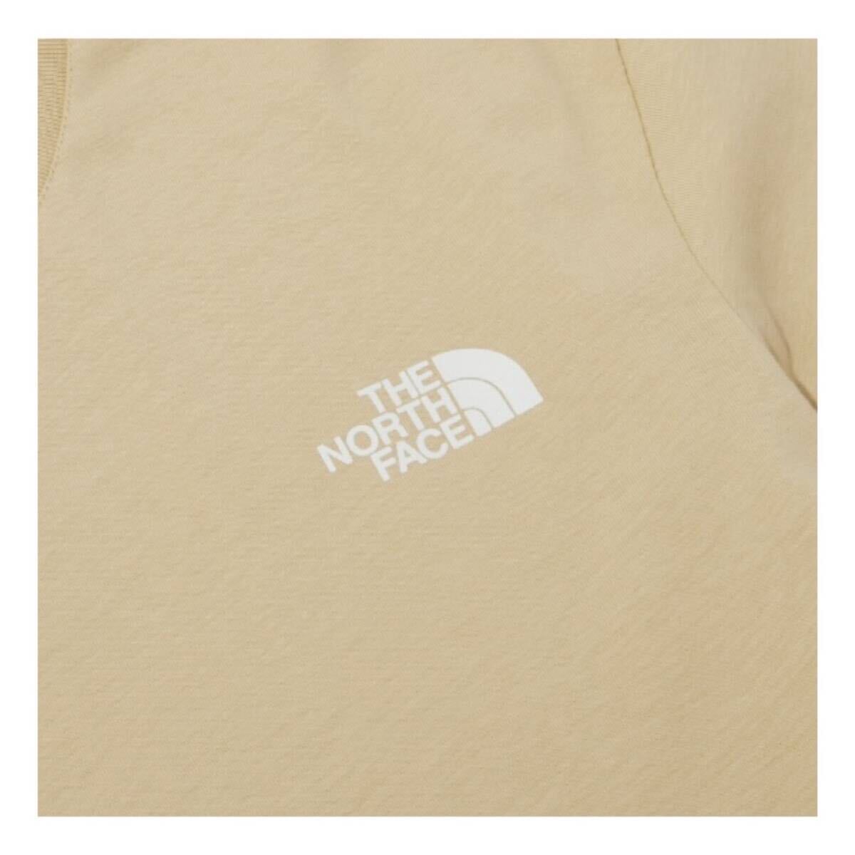 ザ ノースフェイス Tシャツ 半袖 カットソー コットン素材 クルーネック ライトベージュ XSサイズ THE NORTH FACE COTTON BASIC S/S TEE_画像8