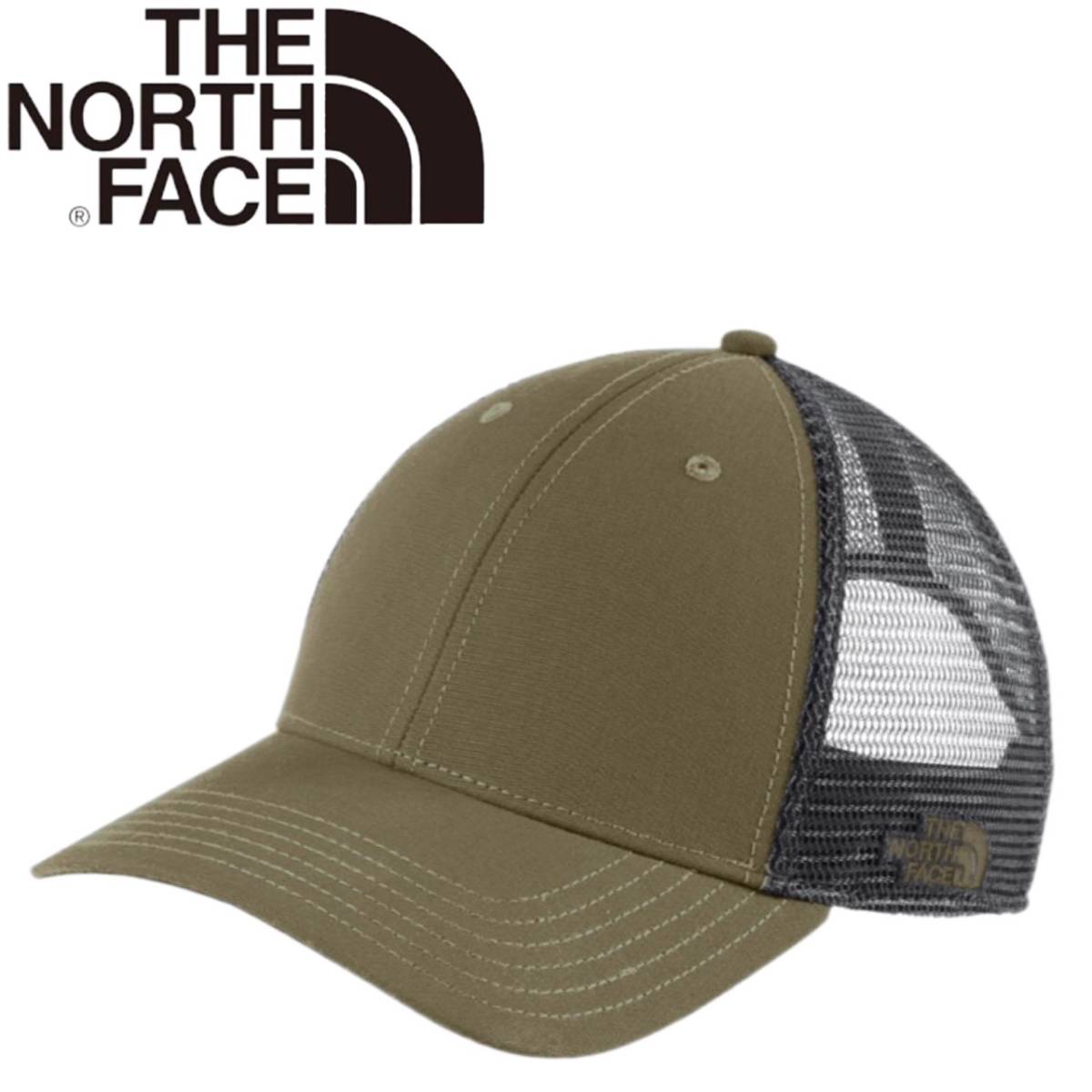 ノースフェイス 帽子 キャップ NF0A4VUA メッシュキャップ パッチロゴ オリーブグリーン THE NORTH FACE ULTIMATE TRUCKER 新品_画像1