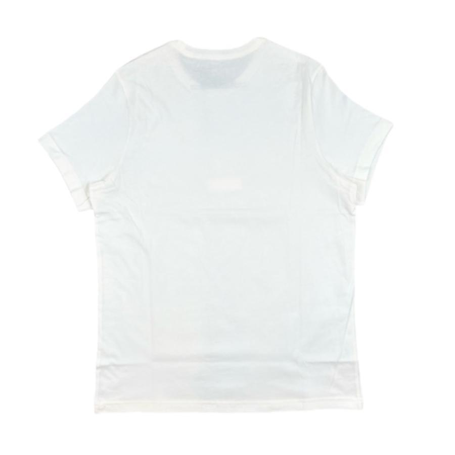 トミーヒルフィガー トップス 半袖Tシャツ 09T4326 コットン プリントロゴ ナチュラル Mサイズ TOMMY HILFIGER S/S CREW NECK 新品の画像6