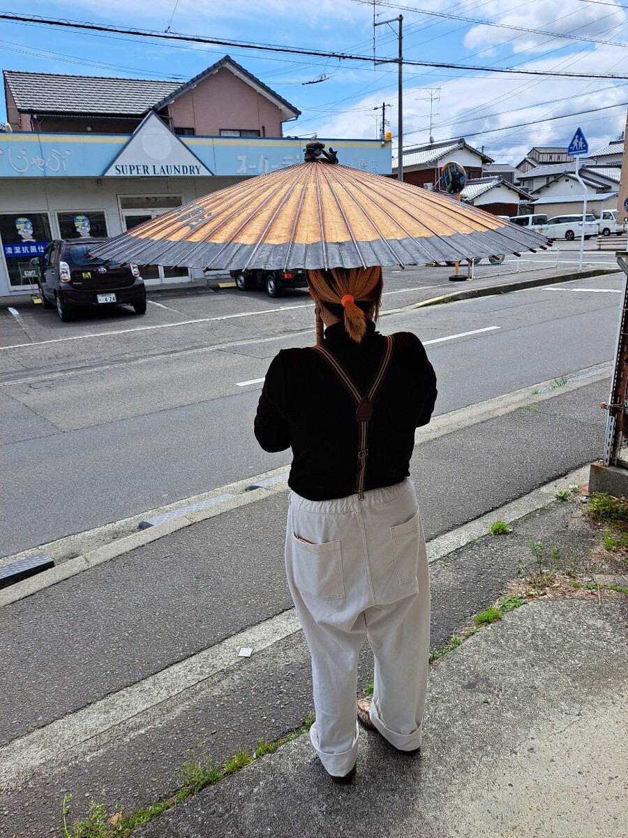 昭和レトロ レトロ 番傘 和装小物 蛇の目傘 和傘 オブジェ_画像5