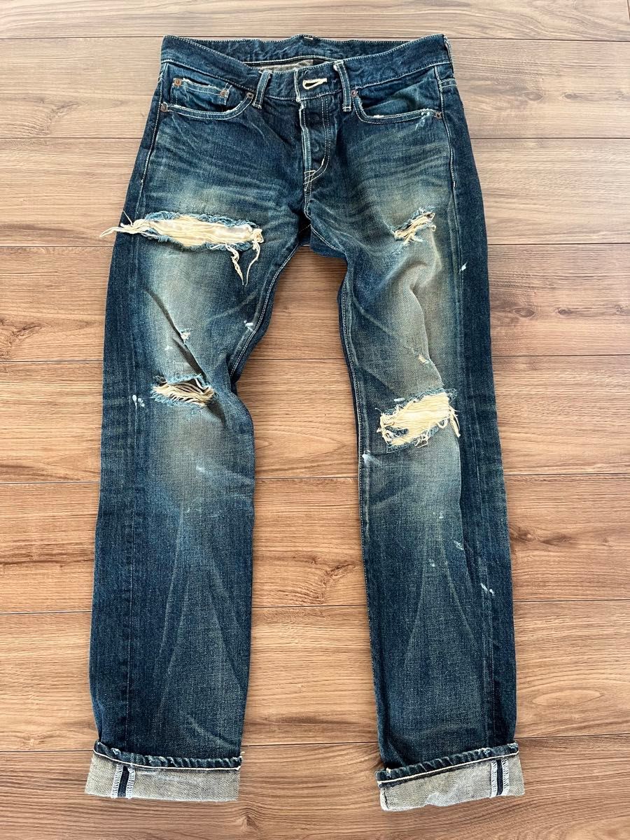 glamb GB09WT/P13 Croker denim  デニム ジーンズ サイズ① ダメージ加工 グラム