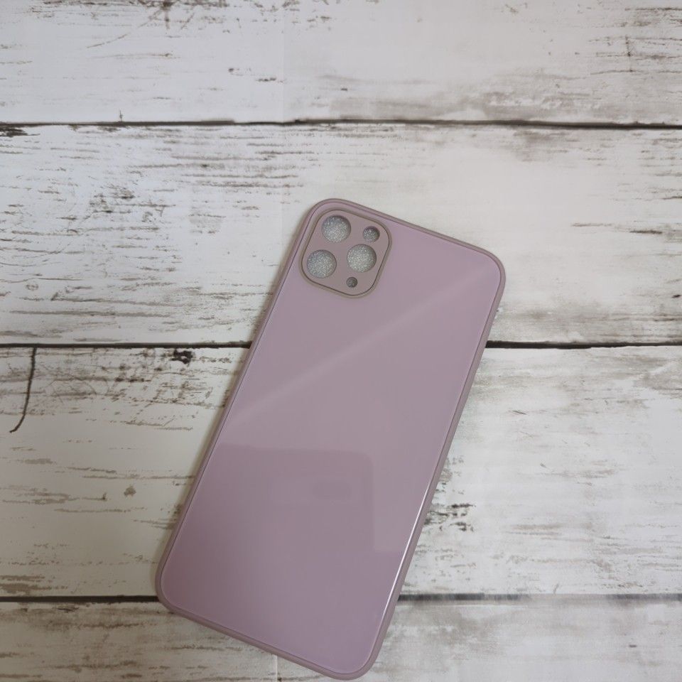 新品未使用　iPhone11 PRO MAX　 スマホケース　ハード素材　 iPhone　紫　くすみカラー　