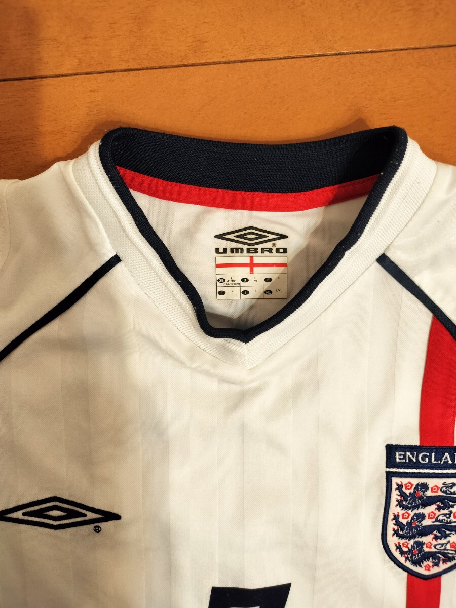 美品】イングランド 代表 01-03 ホーム ユニフォーム サッカー 美品】イングランド 代表 01-03 ホーム ユニフォーム サッカー
