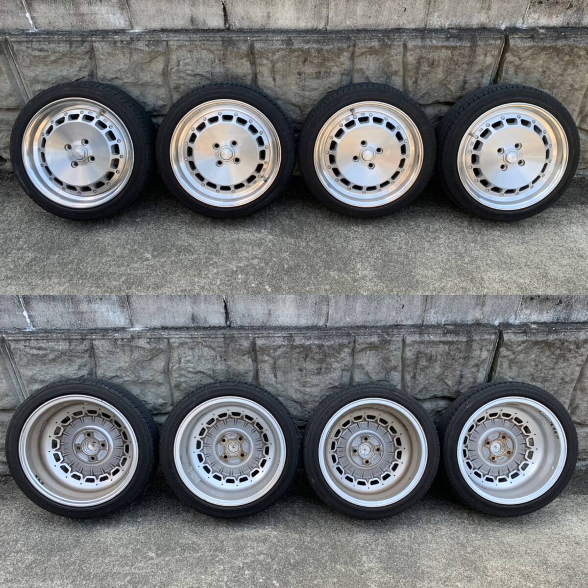 CRIMSON DP CUP monoblock 16インチ 5.5J +45 4H PCD100 165/50R16 タント ムーウ゛ ハスラー 軽カー クリムソン グッドイヤー LS2000_画像3