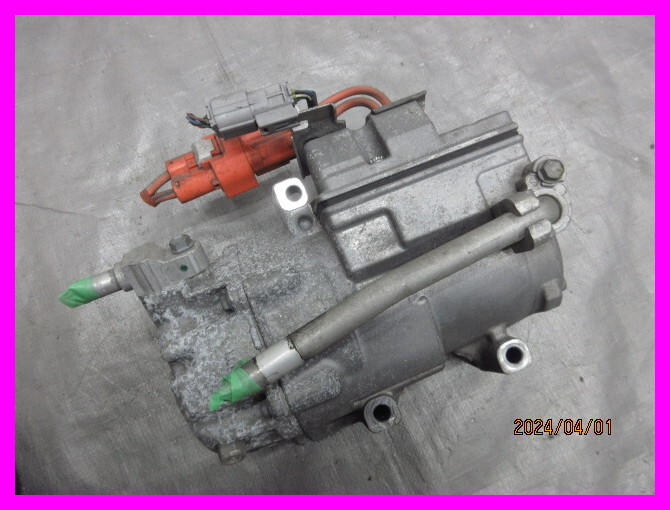 ★動作OK★レクサス LS600h UVF45 エアコンコンプレッサー LS600hL エアコン コンプレッサー 042200-0104 DENSO☆401_画像1