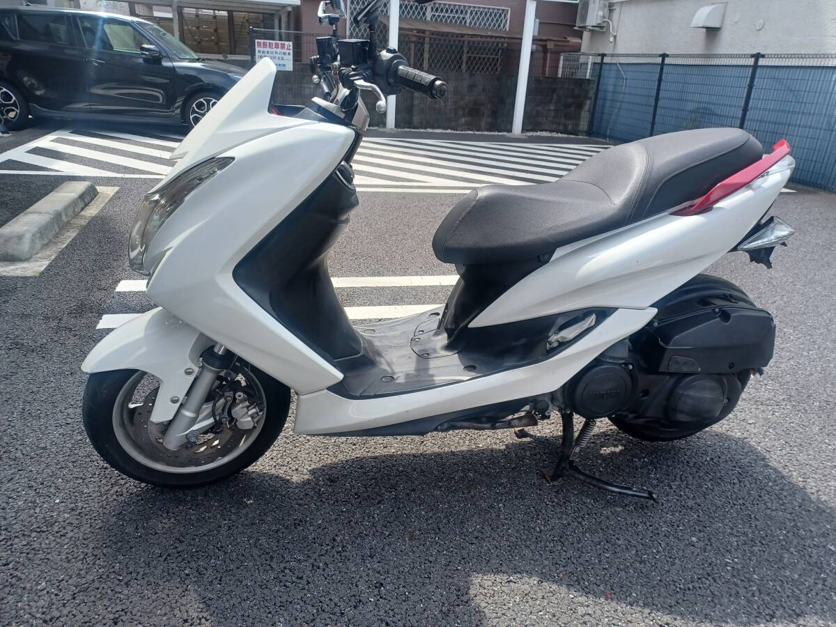 マジェスティ155S 走行距離6500km ノーマル車 大人気白 の画像2