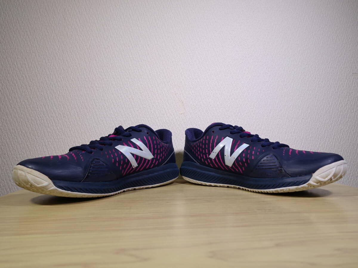 ◇ new balance 796 ニューバランス 796 オムニ・クレー用【WCO796M2】◇ 23.0cm D テニスシューズ ネイビーの画像5