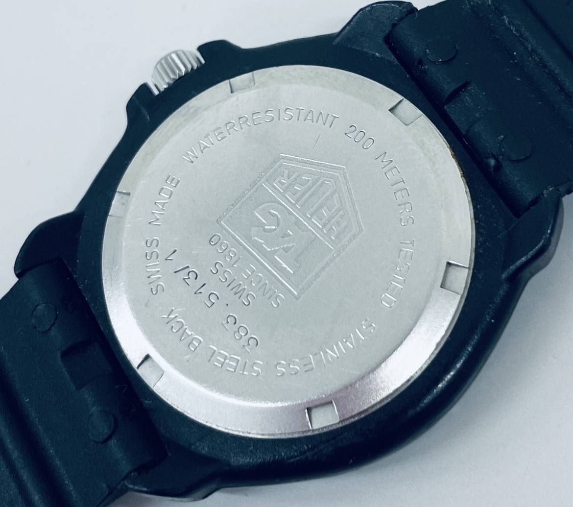 TAG HEUER タグホイヤー プロフェッショナル200M フォーミュラ1 デイト 383.513/1 メンズ腕時計の画像3