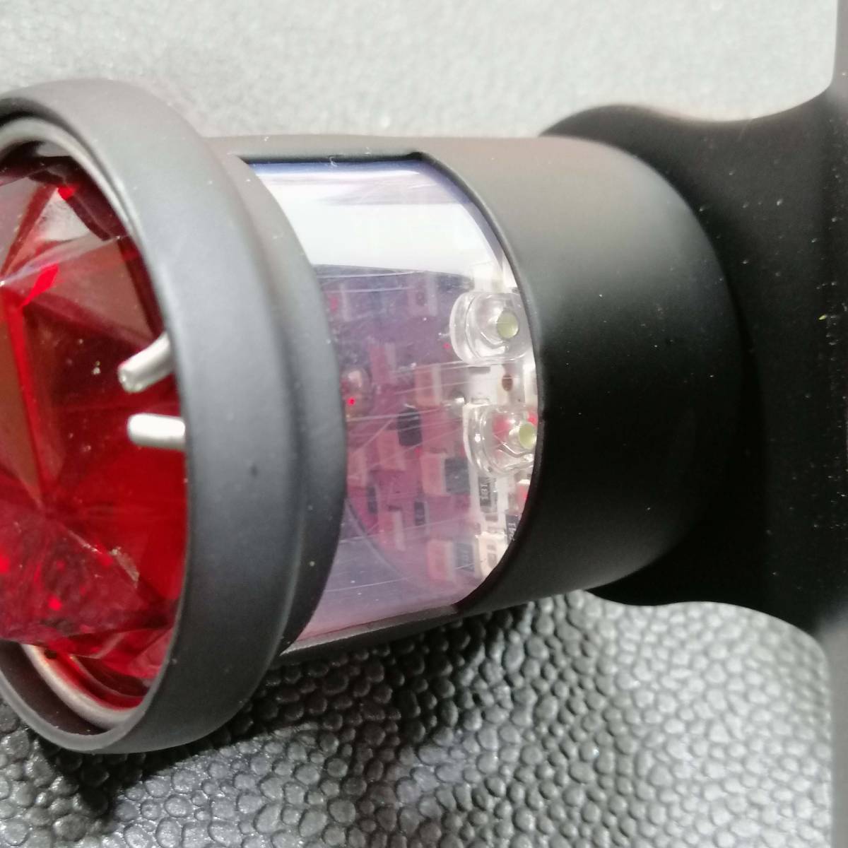 アーリー テールランプ　12Ｖ　LED　ダイヤレンズ　ミニ ハーレー チョッパー ボバー SR ドラスタ エストレア カフェレーサー カスタム　1_画像3