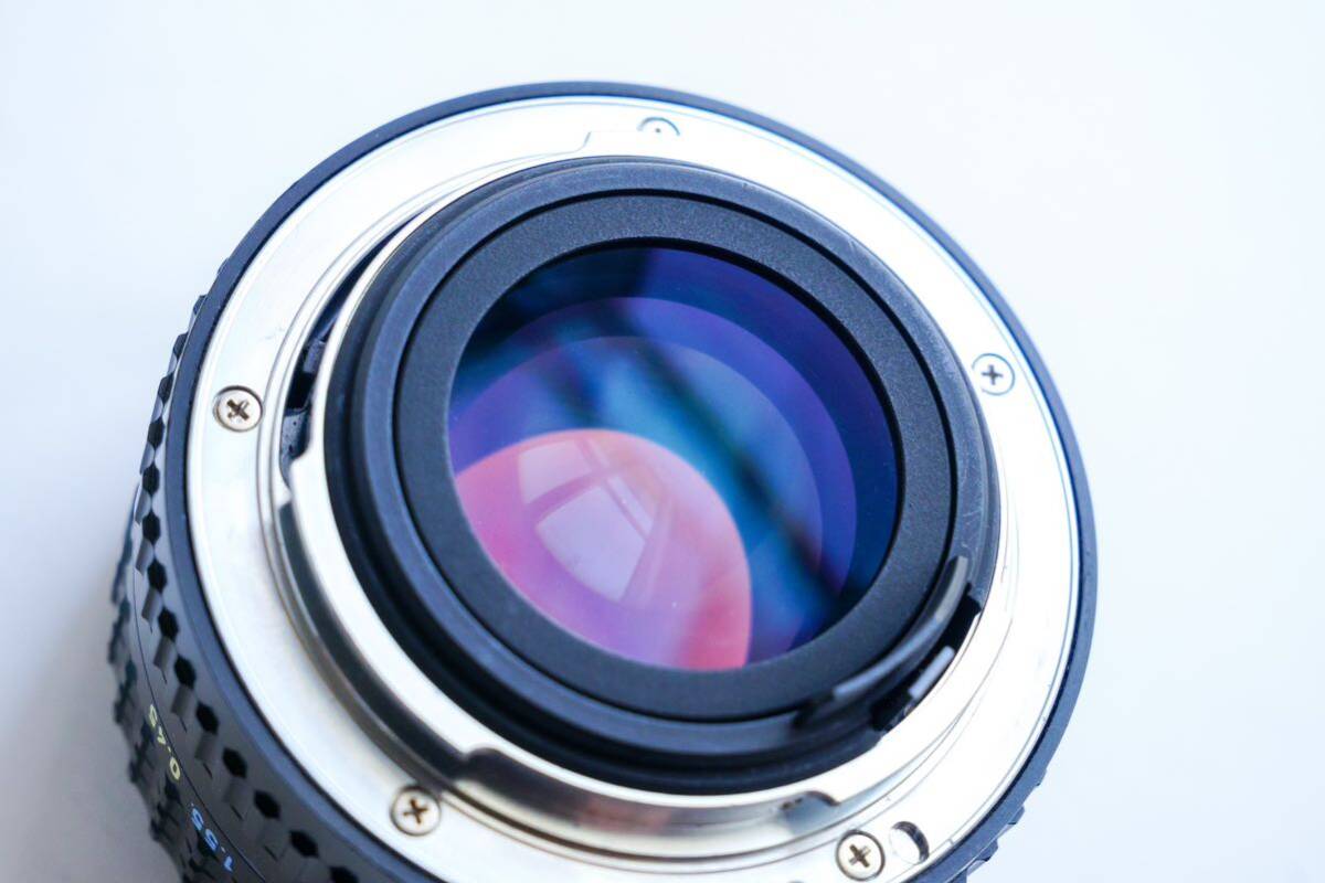 【動作確認済・良品】SMC PENTAX-A 50mm F1.4 標準単焦点レンズ MFオールドレンズ ペンタックスKマウントの画像7