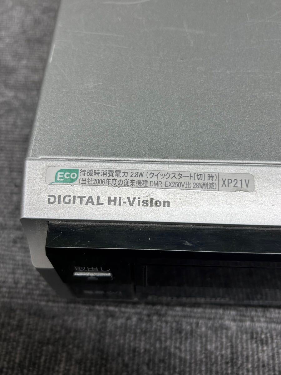 【通電可】Panasonic パナソニック DVDレコーダー ハイビジョン HDD搭載VHS一体型 2007年製 DMR-XP21V VN7FA019187 Rの画像8