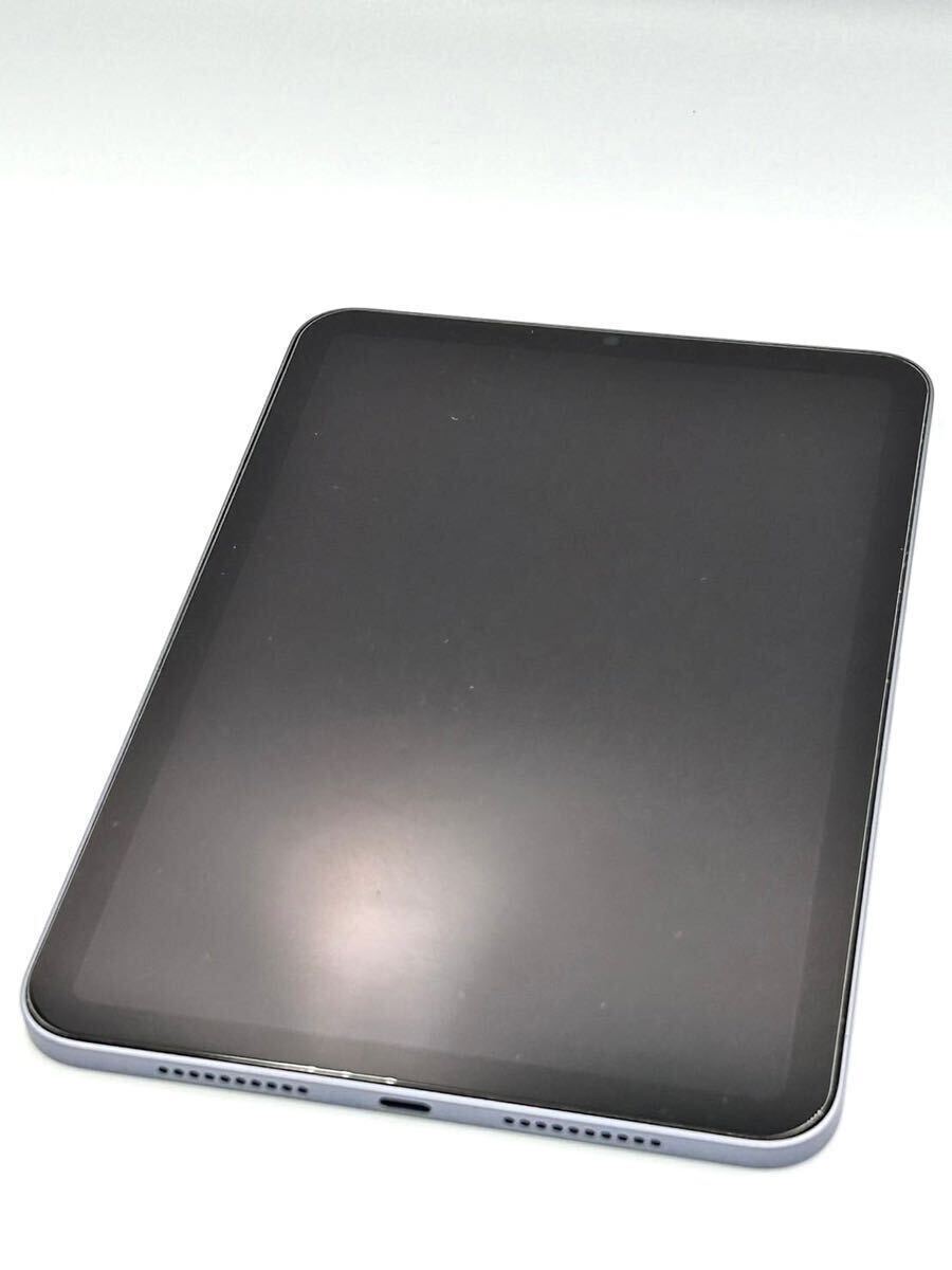 【通電可】iPad mini 8.3インチ 64GB 第6世代 アイパッドミニ パープル Wi-Fiモデル 紫 MK7R3J/A A2567 YT737NHLJDの画像2