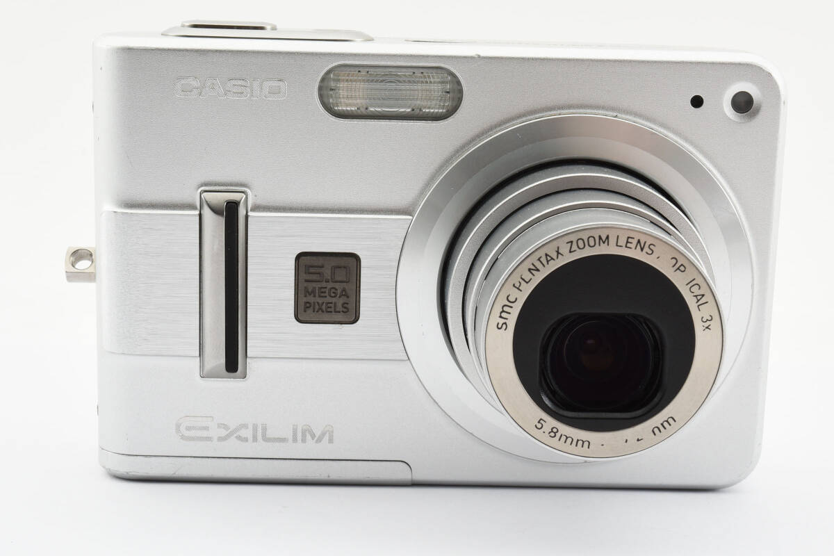 ★実用品★ CASIO カシオ EXILIM ZOOM EX-Z57 コンパクトデジタルカメラ クレードル付 CCD機 #1242の画像3