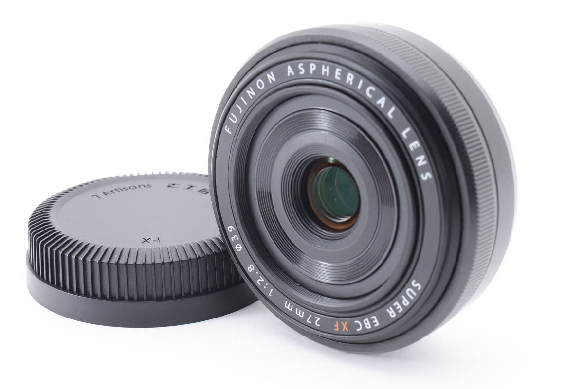 ★外観美品★ FUJIFILM フジフィルム FUJINON SUPER EBC XF 27mm F2.8 フジノン ブラック 単焦点レンズ パンケーキ #959の画像1