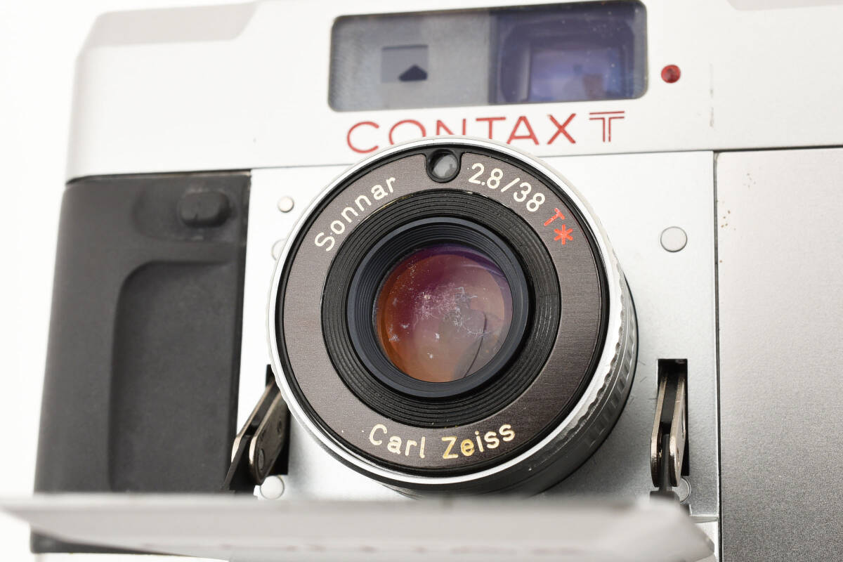 ★希少品★ コンタックス CONTAX T 初代 Carl Zeiss Sonnar 38mm F2.8 T* コンパクトフィルムカメラ 現状品 #1335_画像10