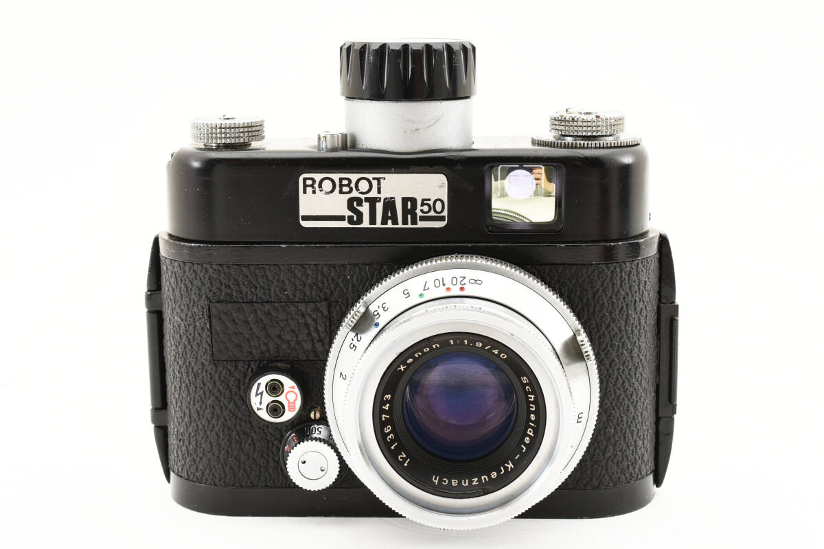 ★希少品★ ROBOT STAR 50 + Xenon 40mm F1.9 ロボットスター ドイツ製 フィルムカメラ 単焦点レンズ #1343_画像3