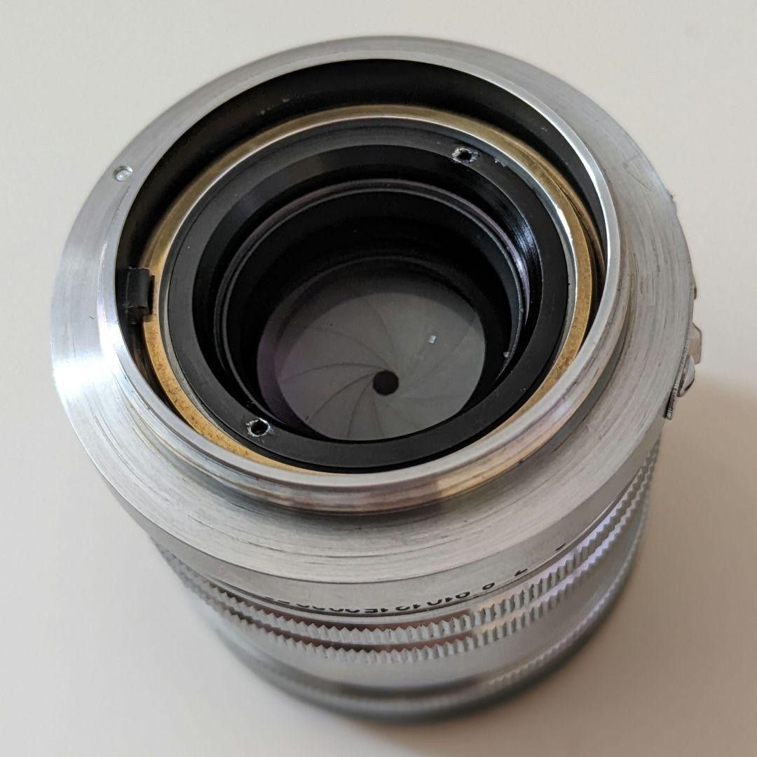 NIKKOR-H C 5cm F2 黒帯 Leica L39マウント 50mm オールドレンズ