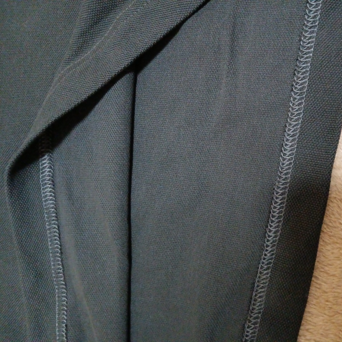 XXLEEG custom slim fit ラルフローレン POLO RALPH LAUREN　半袖ポロシャツ グレーからアッシュ_画像6