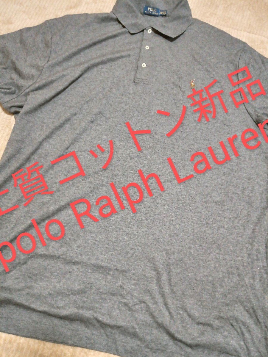 超上質コットン 3XLT2TGL　ラルフローレン POLO RALPH LAUREN 　新品 半袖ポロシャツ 　大きめ 半袖ポロシャツ ゴルフウェア_画像1