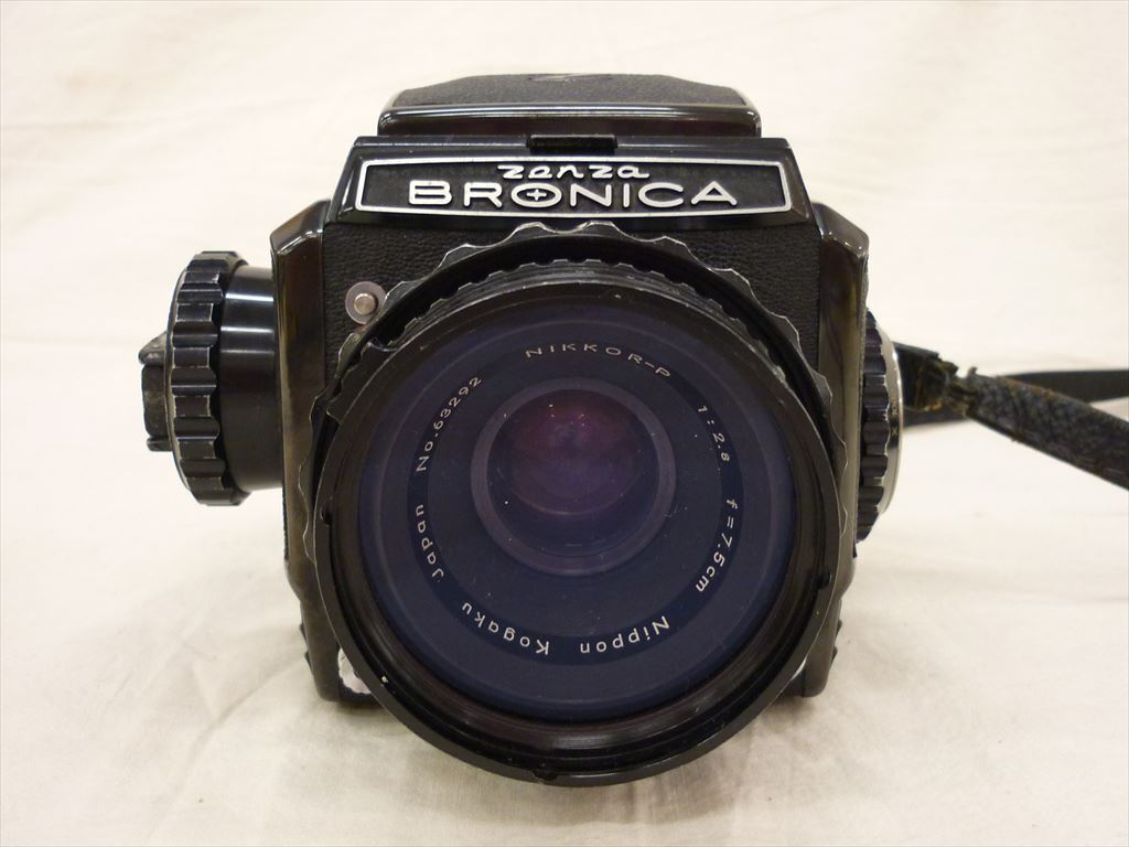 ジャンク★ ZENZA BRONICA S2 ブラック ★ ゼンザブロニカ 中判カメラ レンズ3点 アタッチメント プリズムファインダー まとめセットの画像2